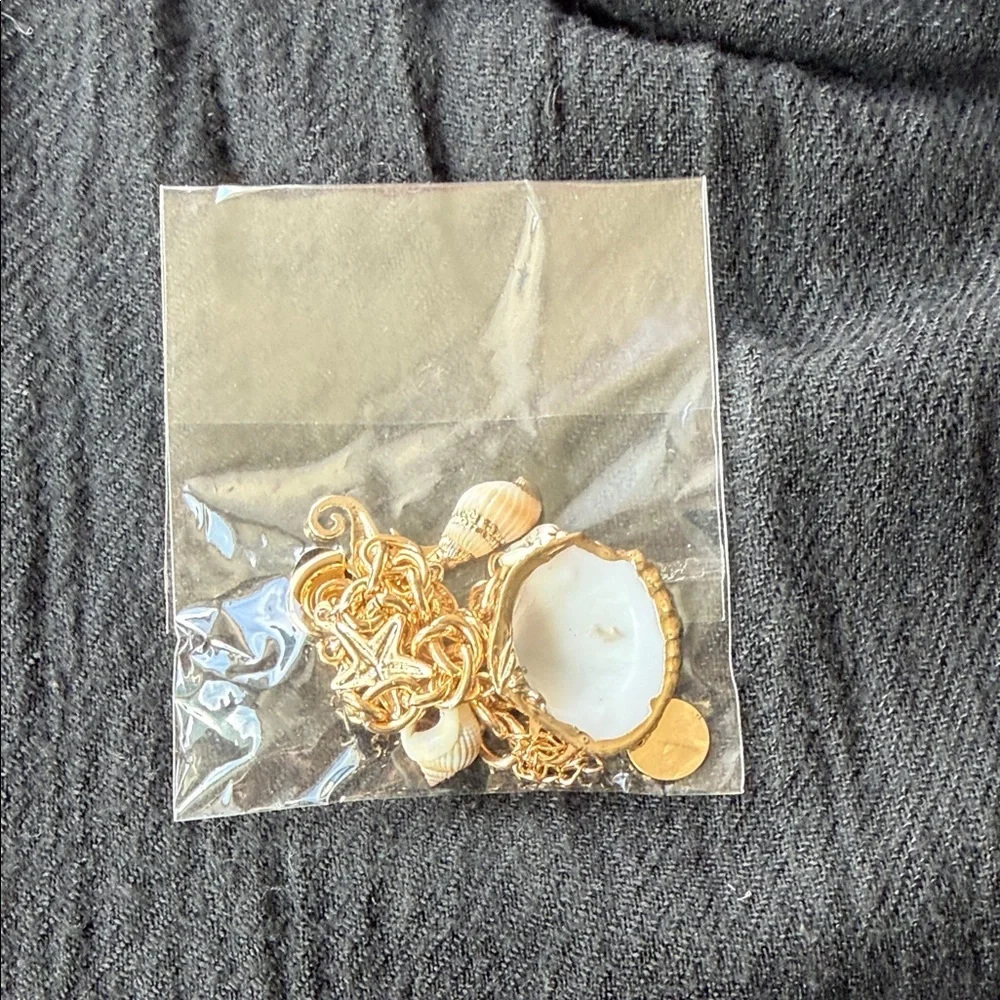 New Plunder Gold Ocean Charm Bracelet